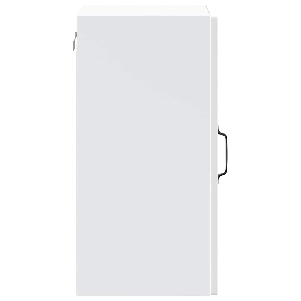 vidaXL Kitchen Wall Cabinet with Glass Door Lucca White