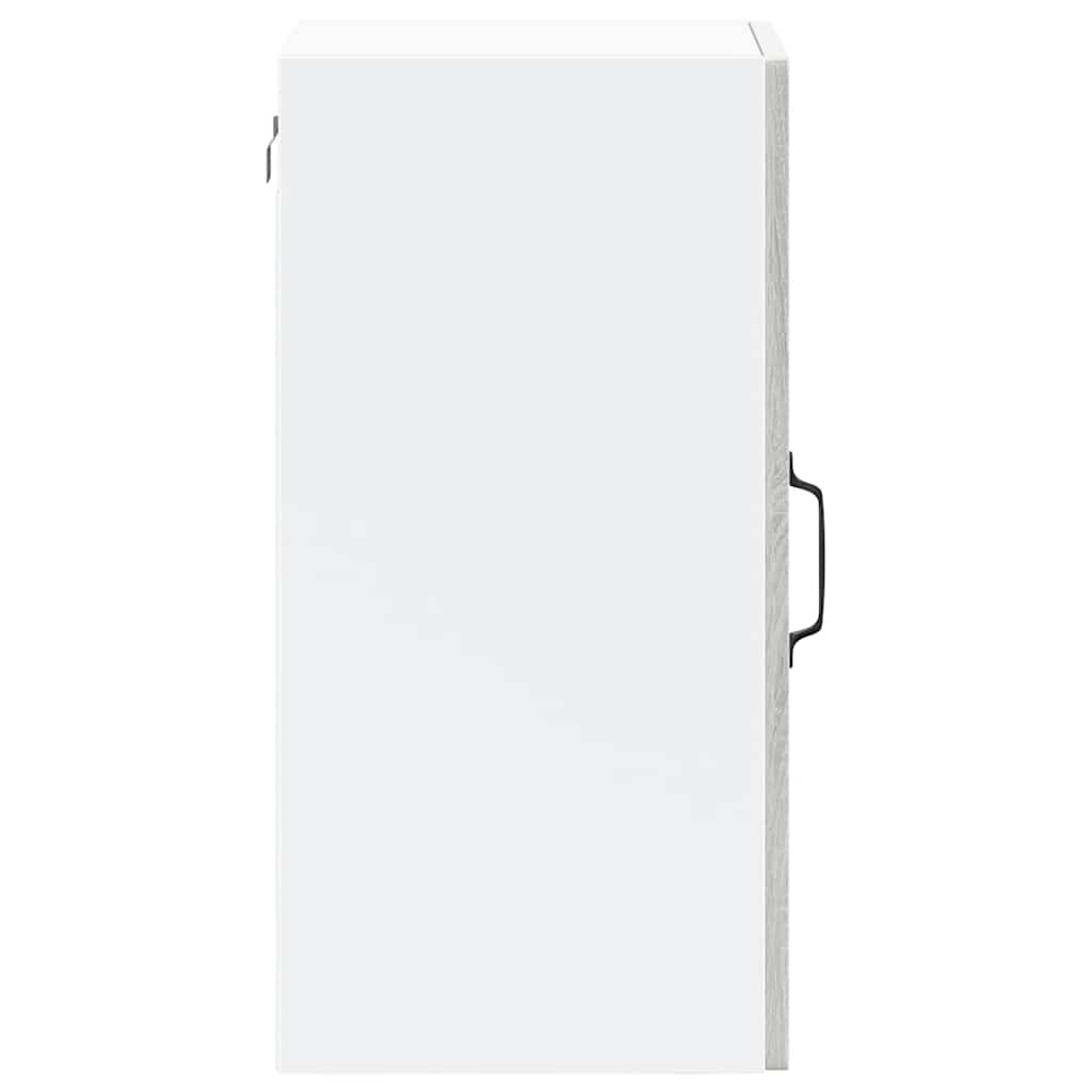 Kitchen Wall Cabinet with Glass Door "Lucca" Grey Sonoma