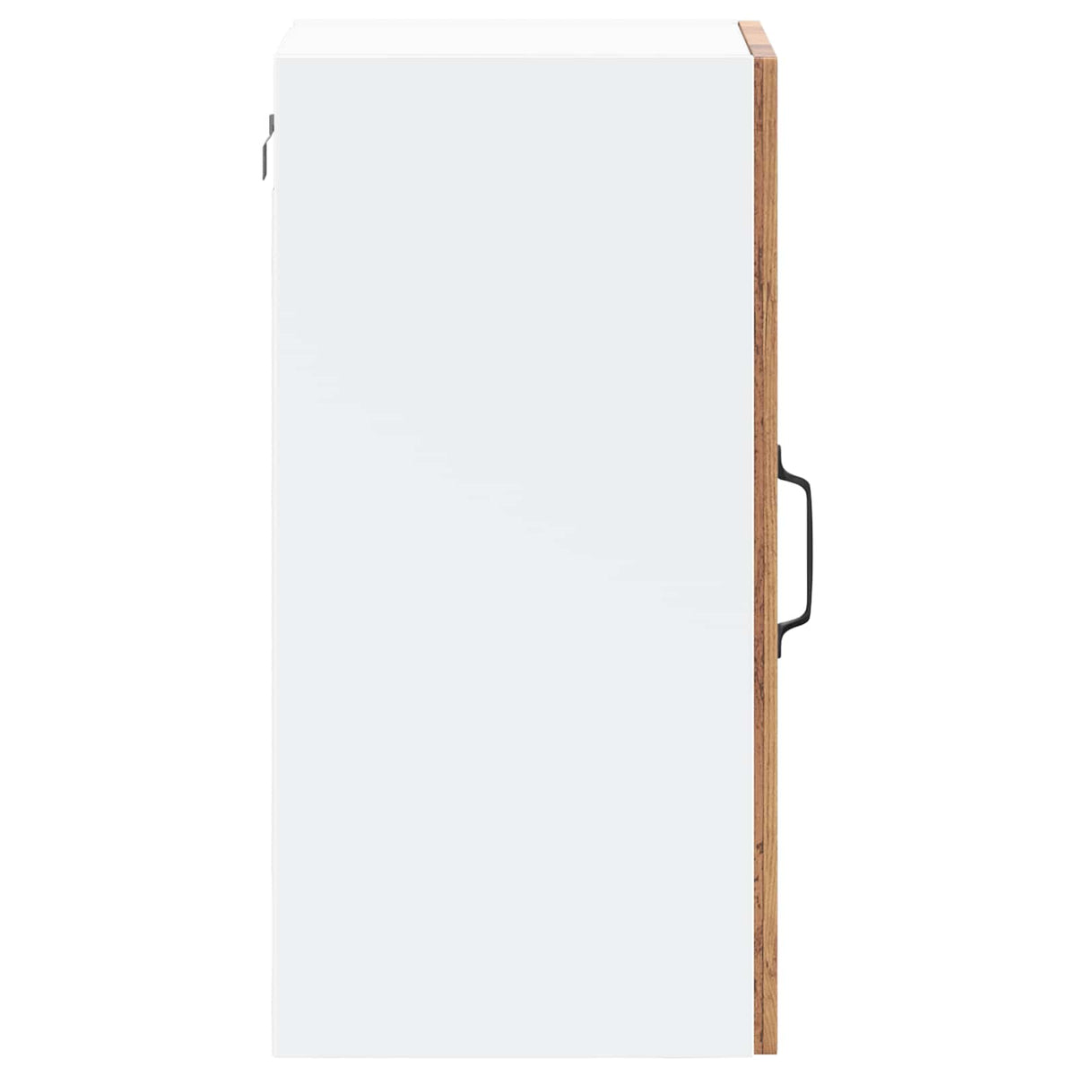 Kitchen Wall Cabinet with Glass Door "Lucca" Old Wood