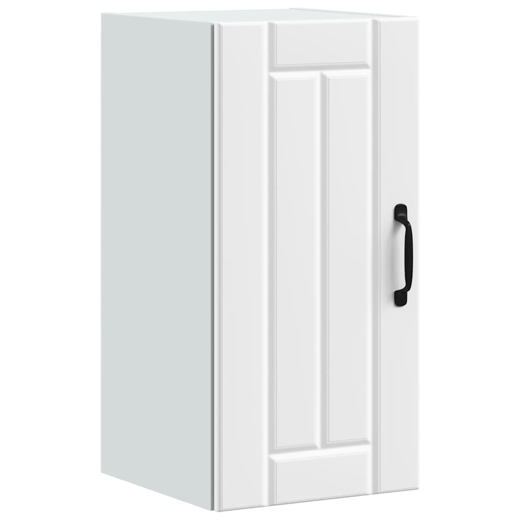 Kitchen Wall Cabinet "Lucca" White Engineered Wood