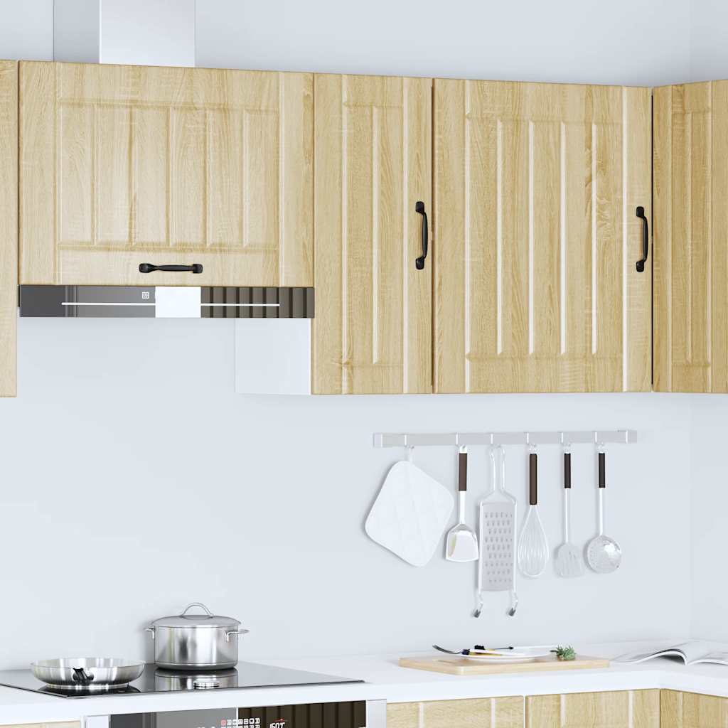 vidaXL Kitchen Wall Cabinet Lucca Sonoma Oak Engineered Wood