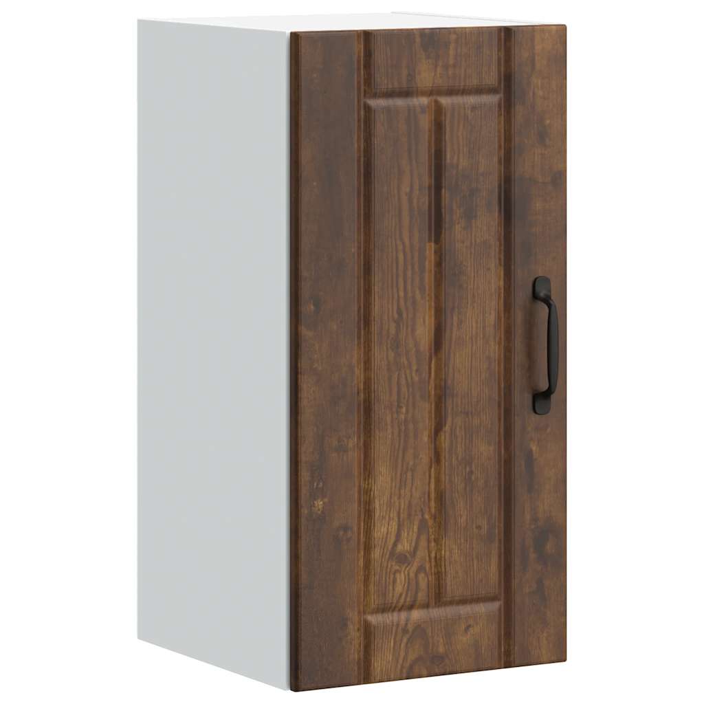 Kitchen Wall Cabinet "Lucca" Smoked Oak Engineered Wood