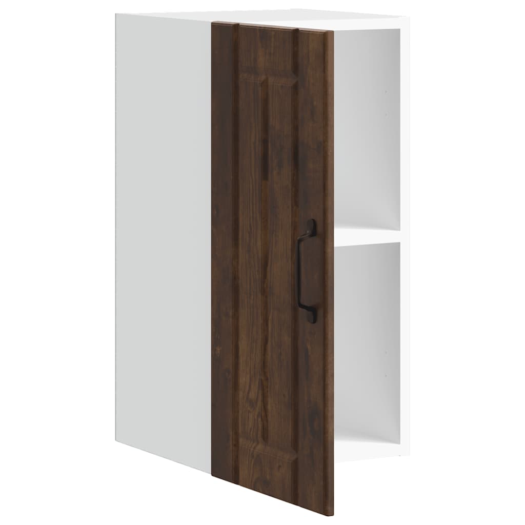 Kitchen Wall Cabinet "Lucca" Smoked Oak Engineered Wood