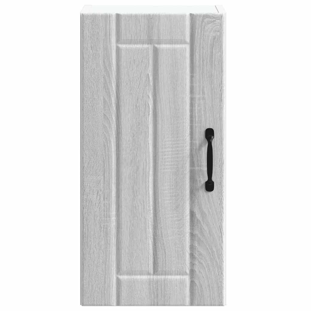 Kitchen Wall Cabinet Lucca Grey Sonoma Engineered Wood