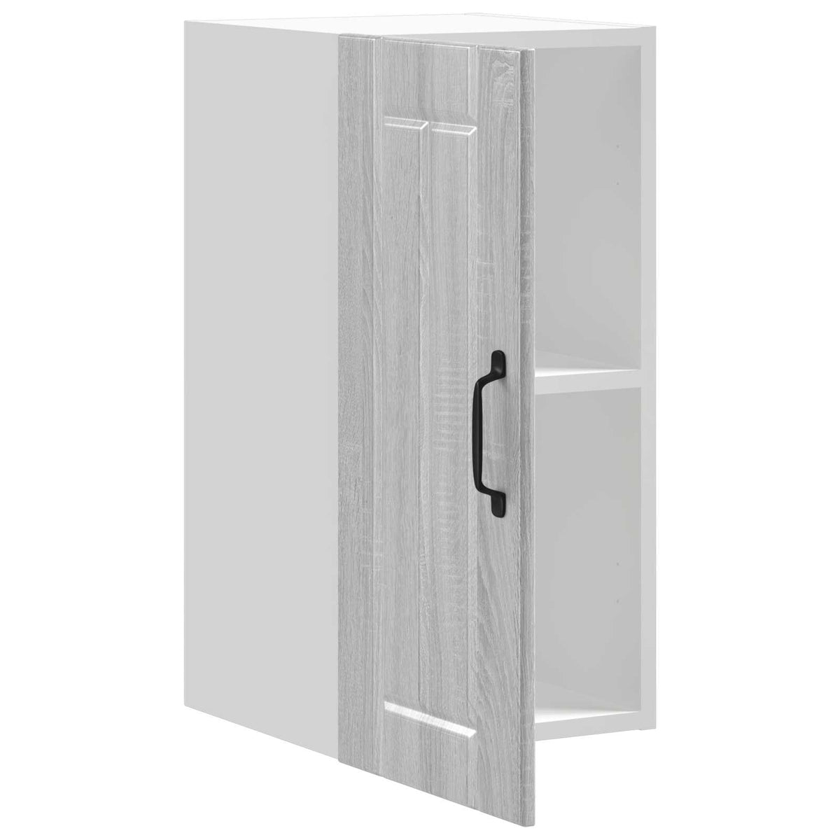 Kitchen Wall Cabinet "Lucca" Grey Sonoma Engineered Wood