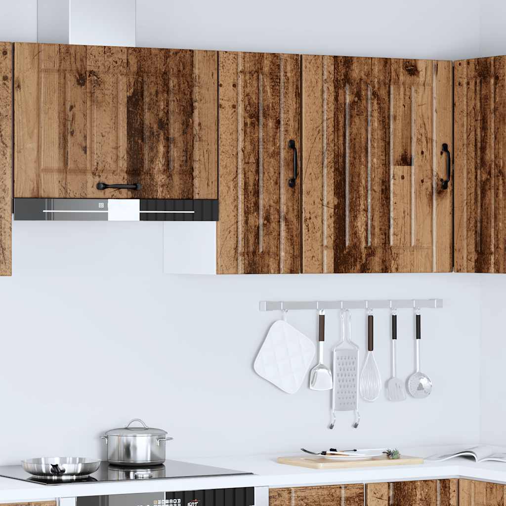 Kitchen Wall Cabinet Lucca Old Wood Engineered Wood