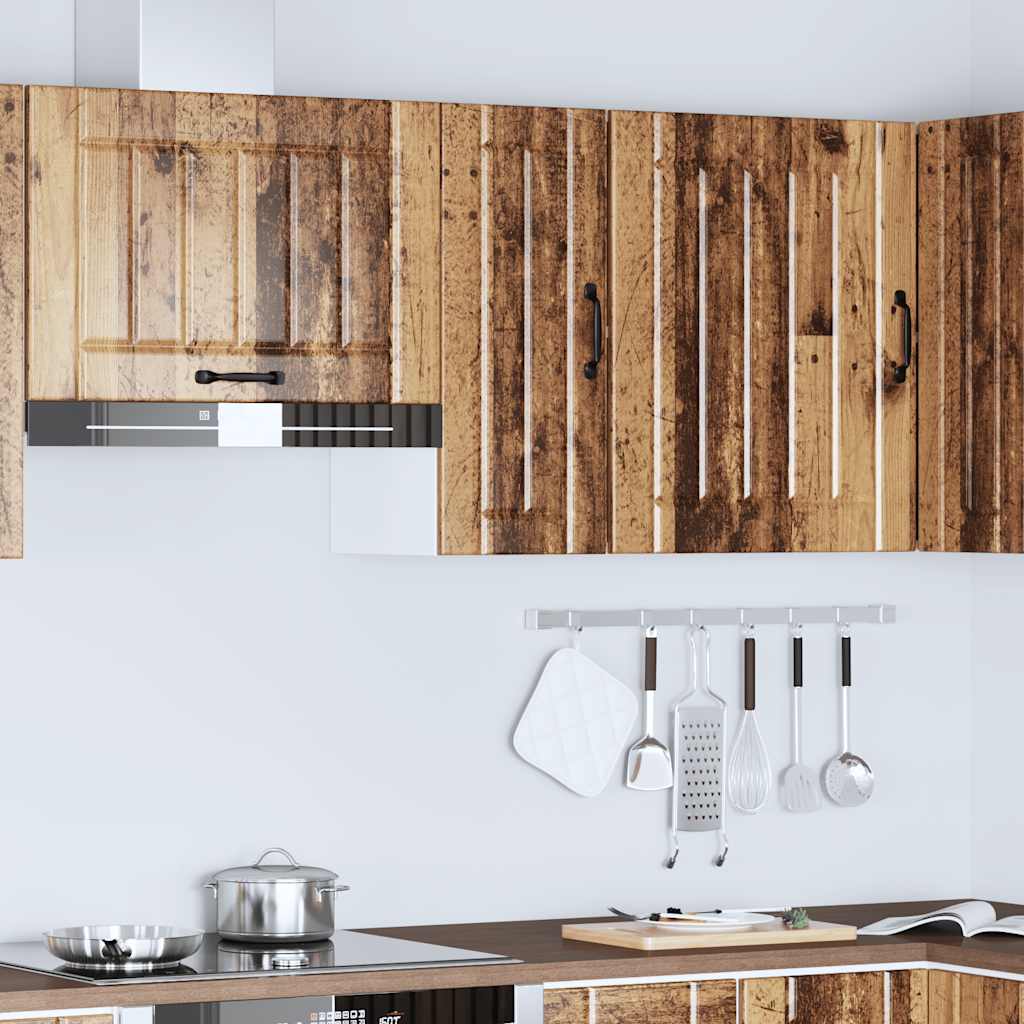 vidaXL Kitchen Wall Cabinet Lucca Old Wood Engineered Wood