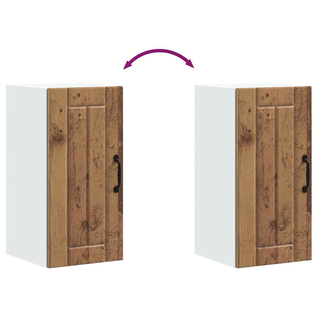 Kitchen Wall Cabinet Lucca Old Wood Engineered Wood