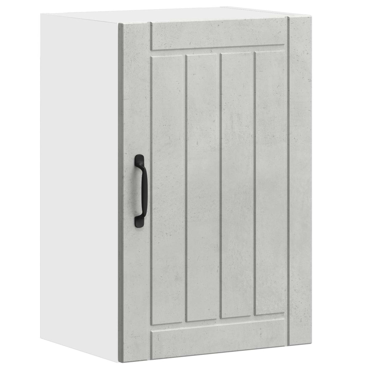 Kitchen Wall Cabinet "Lucca" Concrete Grey Engineered Wood
