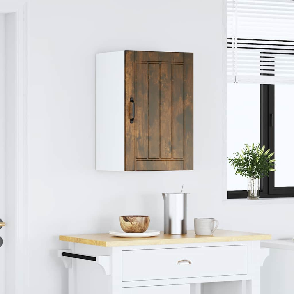 vidaXL Kitchen Wall Cabinet Lucca Smoked Oak Engineered Wood