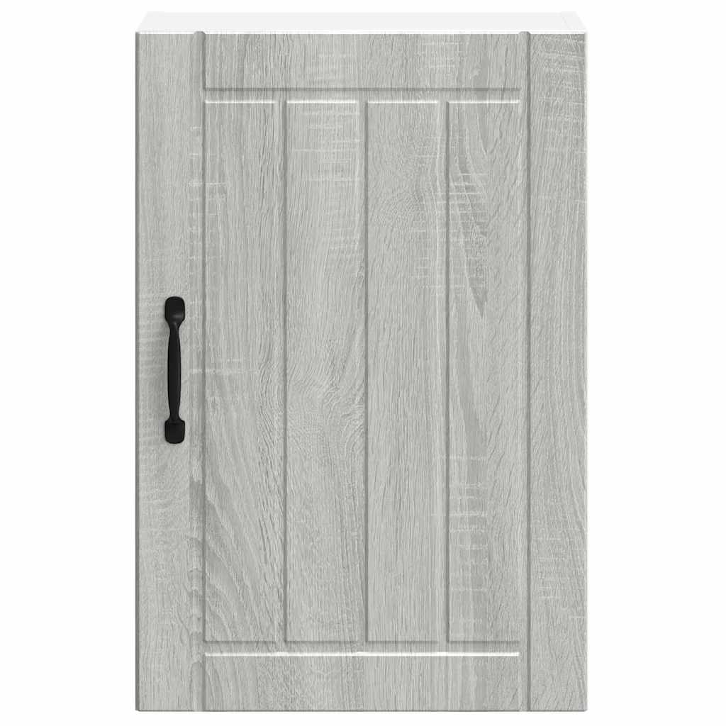 vidaXL Kitchen Wall Cabinet Lucca Grey Sonoma Engineered Wood