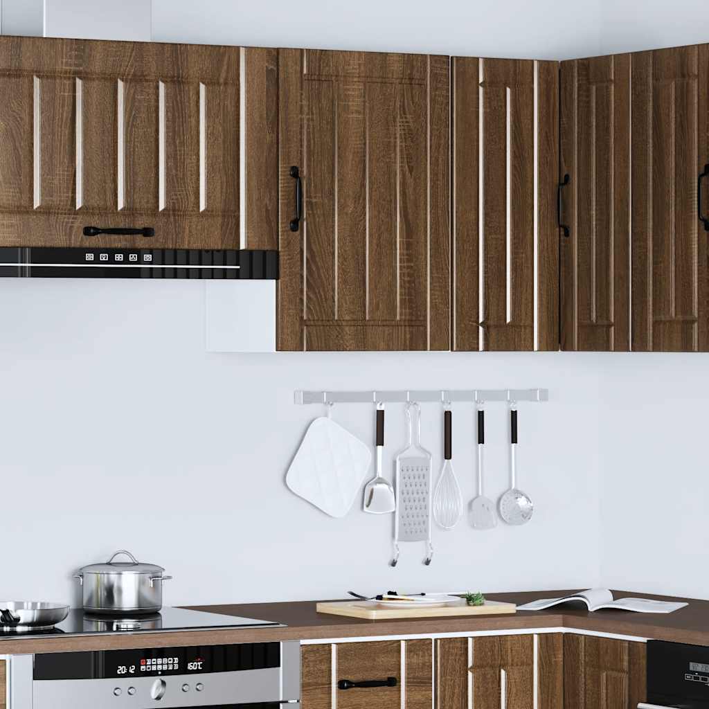 vidaXL Kitchen Wall Cabinet Lucca Brown Oak Engineered Wood