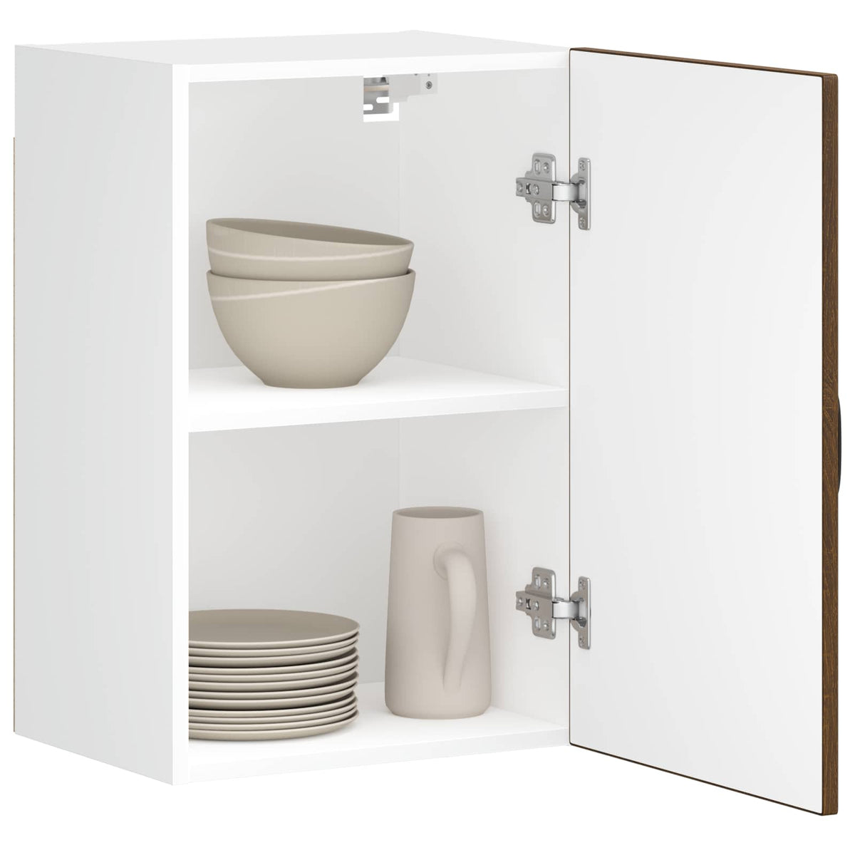 Kitchen Wall Cabinet "Lucca" Brown Oak Engineered Wood