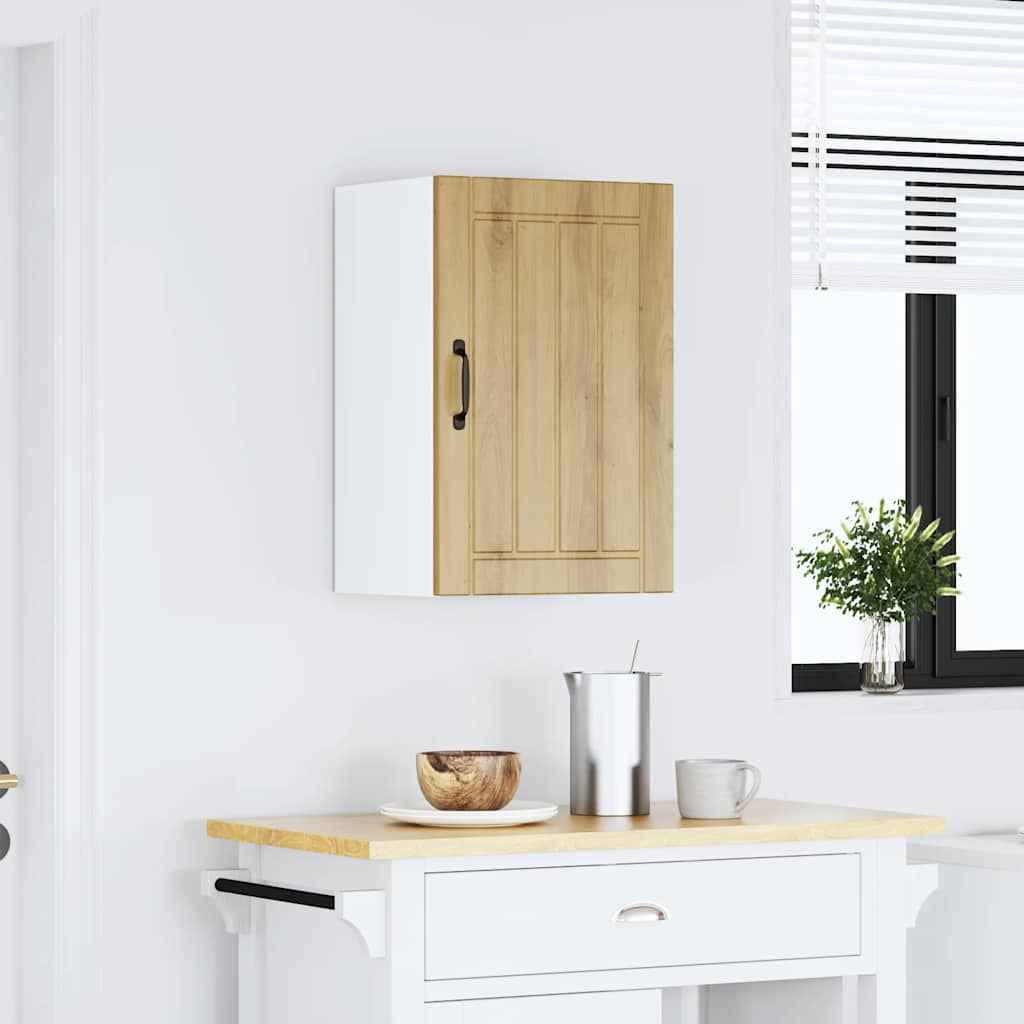 vidaXL Kitchen Wall Cabinet Lucca Artisan Oak Engineered Wood