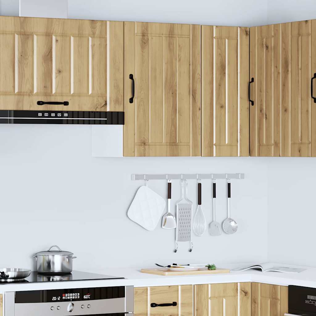 vidaXL Kitchen Wall Cabinet Lucca Artisan Oak Engineered Wood