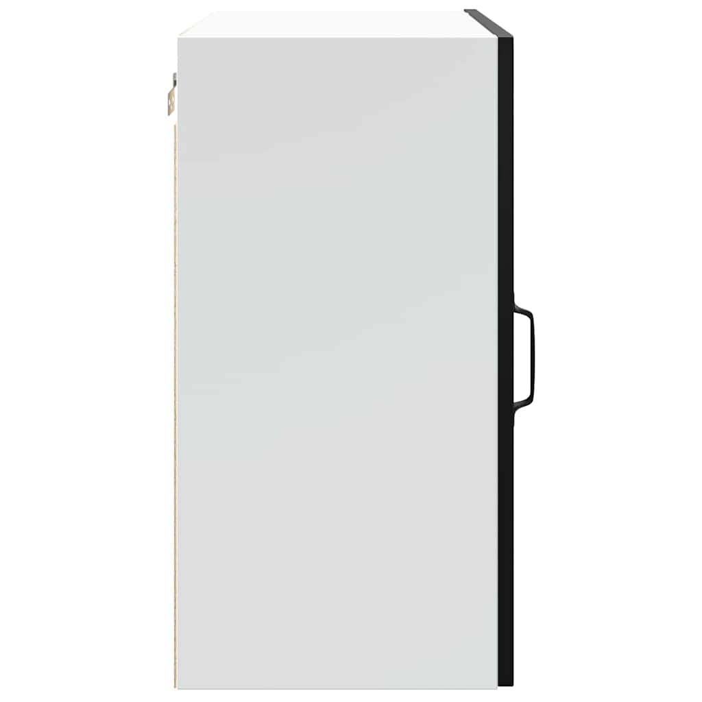 Kitchen Wall Cabinets 2 pcs Lucca Black Engineered Wood