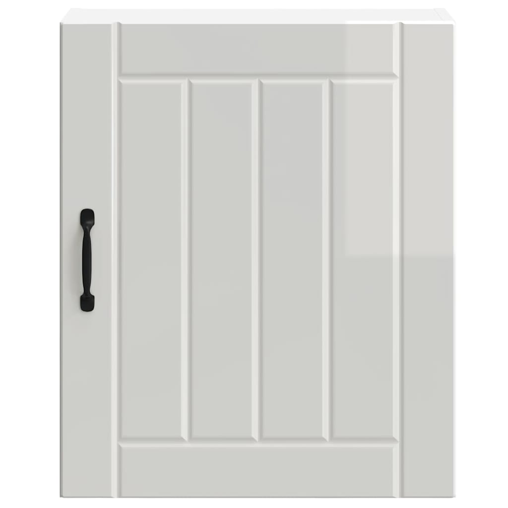 Kitchen Wall Cabinets 2 pcs Lucca High Gloss White Engineered Wood