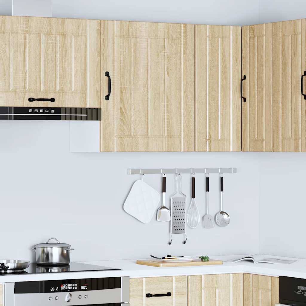 vidaXL Kitchen Wall Cabinet Lucca Sonoma Oak Engineered Wood