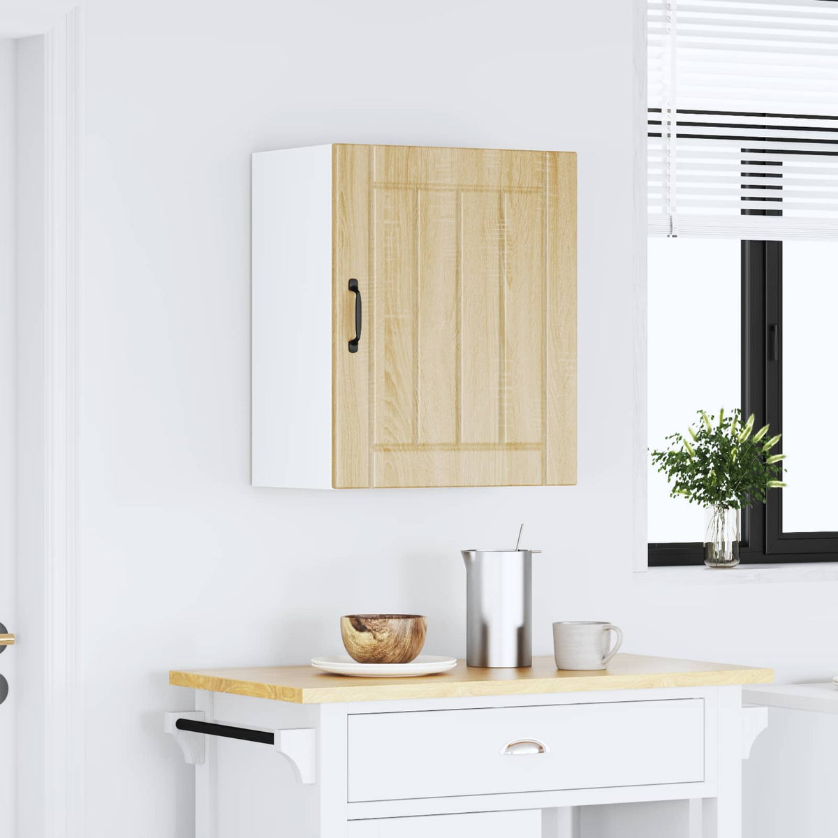 Kitchen Wall Cabinet "Lucca" Sonoma Oak Engineered Wood