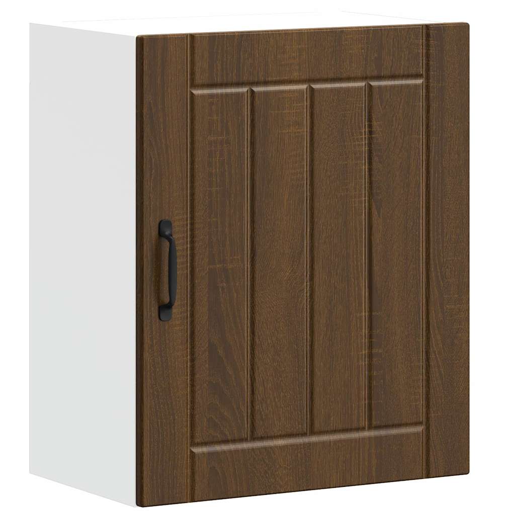 vidaXL Kitchen Wall Cabinet Lucca Brown Oak Engineered Wood