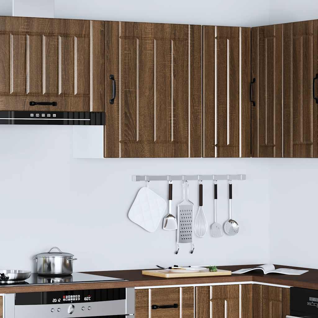 vidaXL Kitchen Wall Cabinet Lucca Brown Oak Engineered Wood