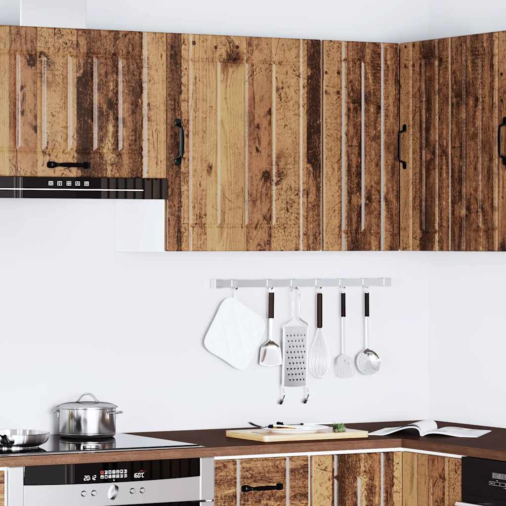 Kitchen Wall Cabinet "Lucca" Old Wood Engineered Wood