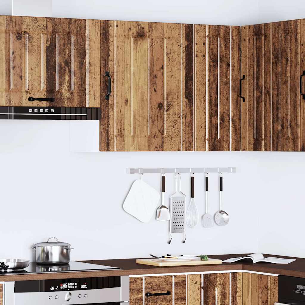 vidaXL Kitchen Wall Cabinet Lucca Old Wood Engineered Wood