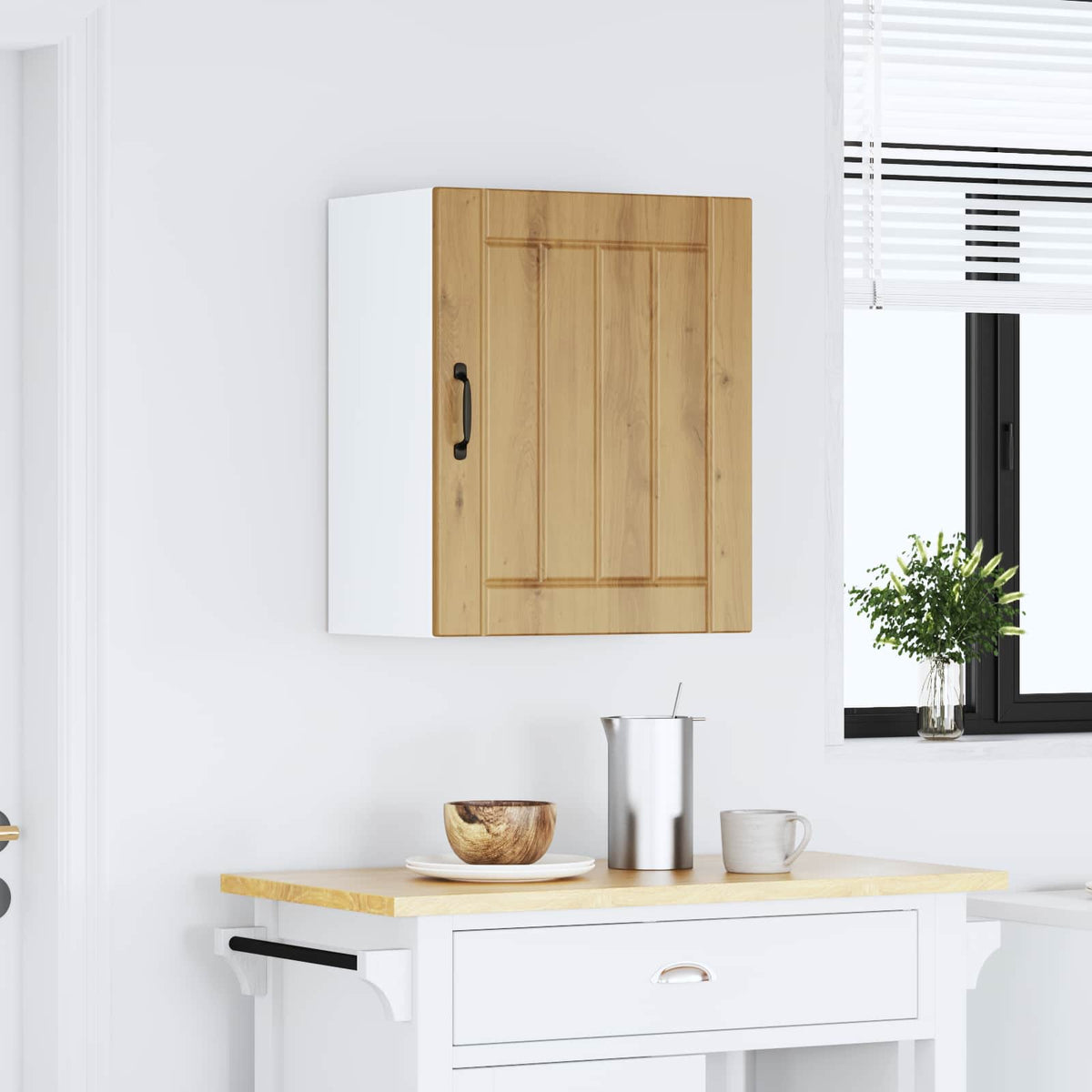 Kitchen Wall Cabinet "Lucca" Artisan Oak Engineered Wood