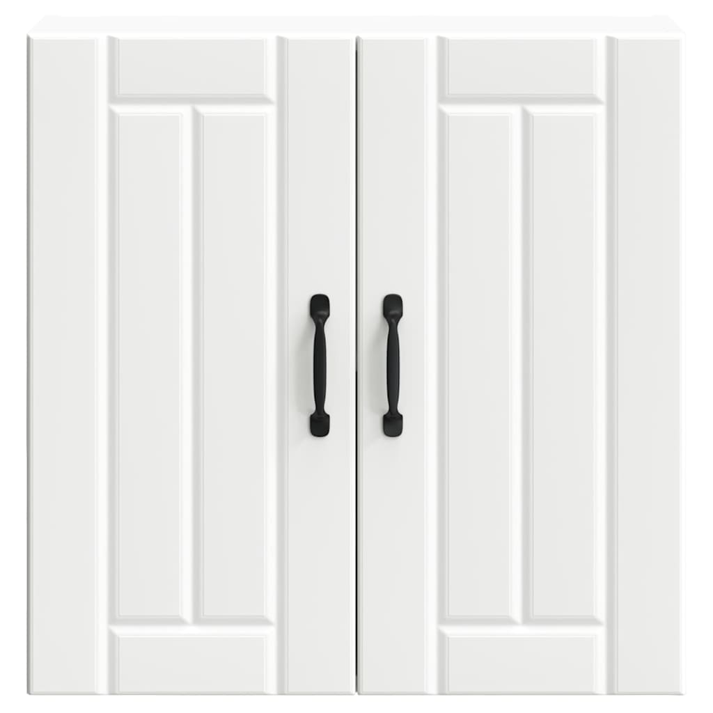 Kitchen Wall Cabinet "Lucca" White Engineered Wood