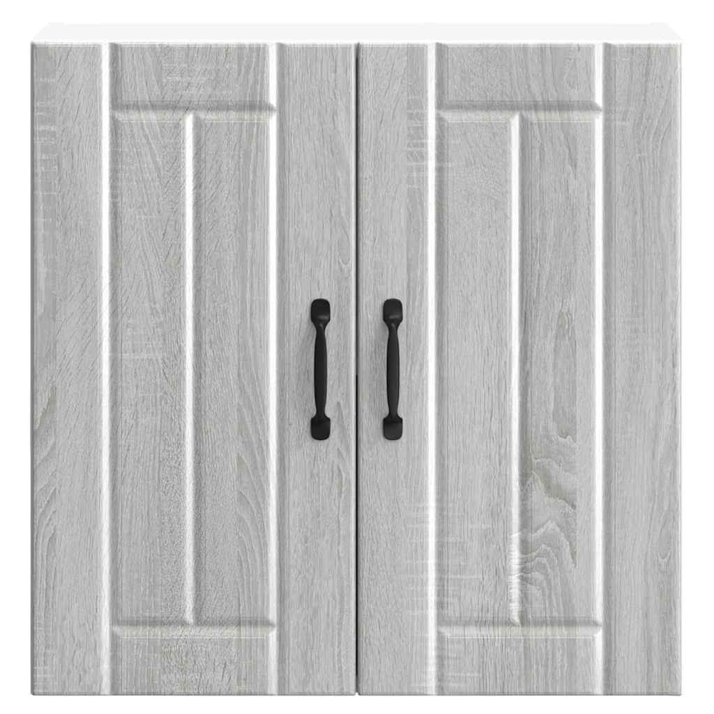 Kitchen Wall Cabinet "Lucca" Grey Sonoma Engineered Wood