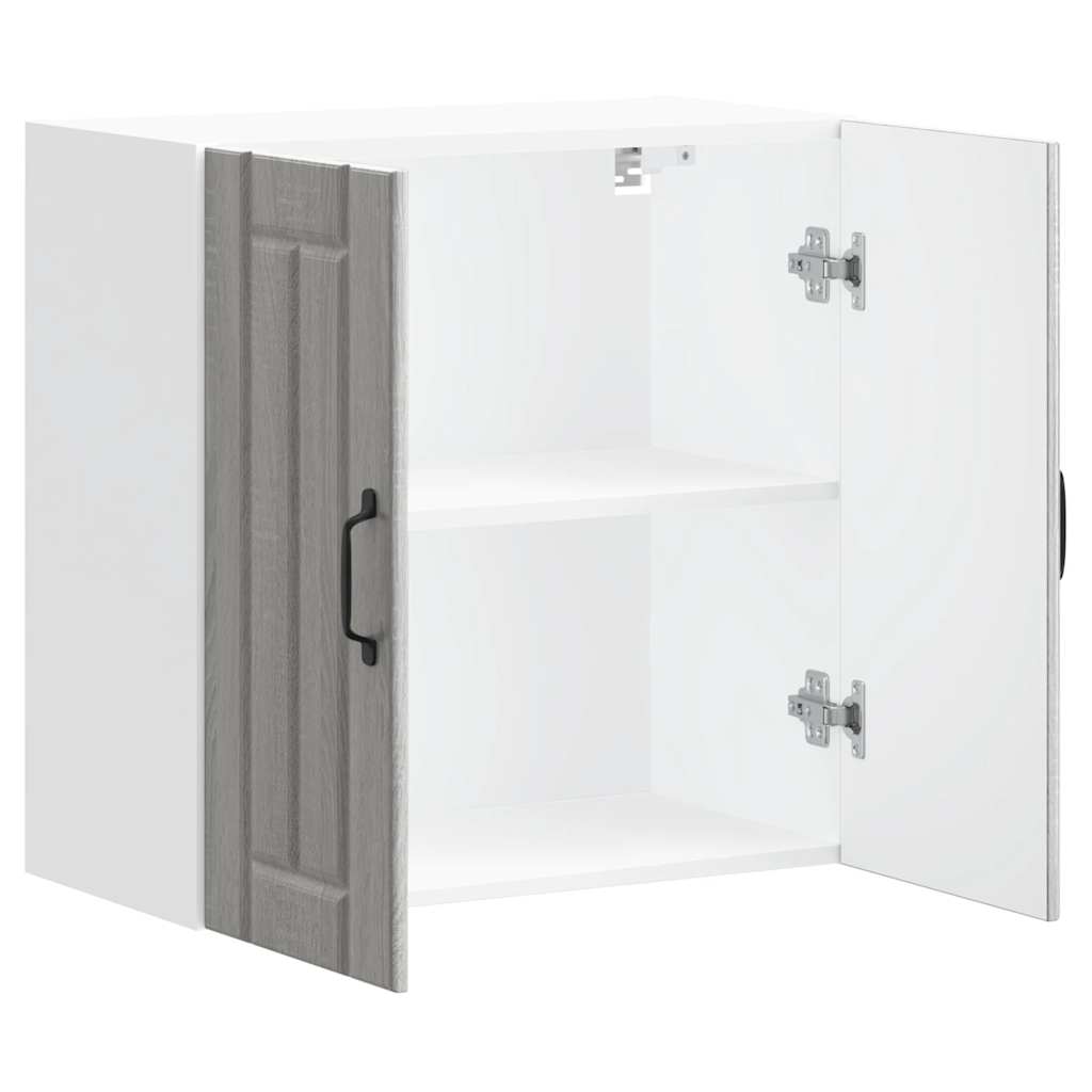 Kitchen Wall Cabinet "Lucca" Grey Sonoma Engineered Wood