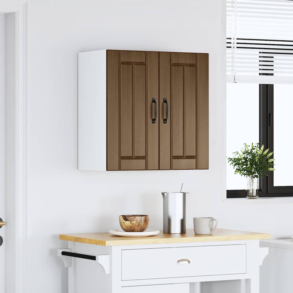 vidaXL Kitchen Wall Cabinet Lucca Brown Oak Engineered Wood