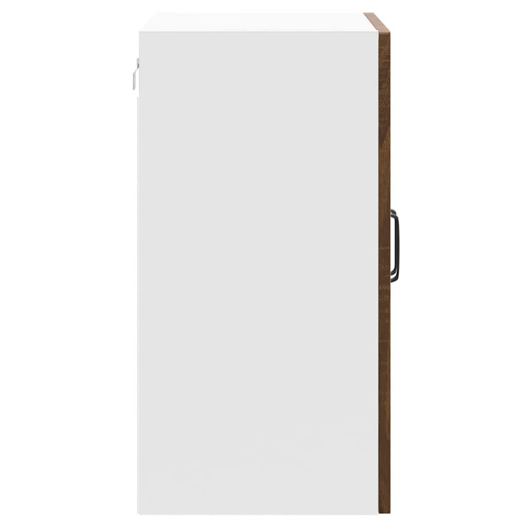 Kitchen Wall Cabinet "Lucca" Brown Oak Engineered Wood