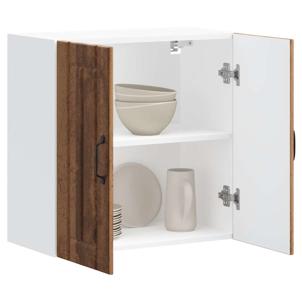 Kitchen Wall Cabinet "Lucca" Old Wood Engineered Wood