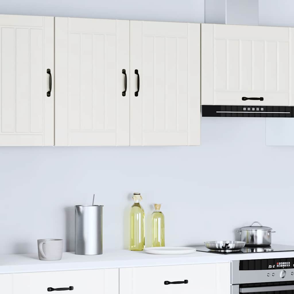 Kitchen Wall Cabinet "Lucca" White Engineered Wood