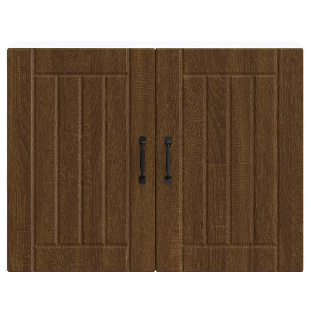 vidaXL Kitchen Wall Cabinet Lucca Brown Oak Engineered Wood