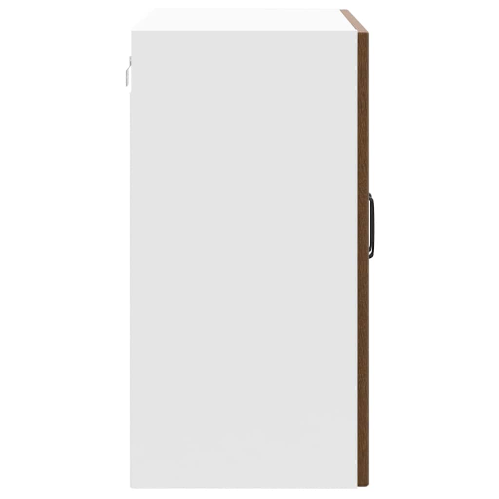Kitchen Wall Cabinet "Lucca" Brown Oak Engineered Wood