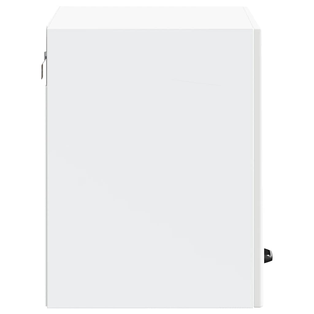 Kitchen Wall Cabinet "Lucca" White Engineered Wood