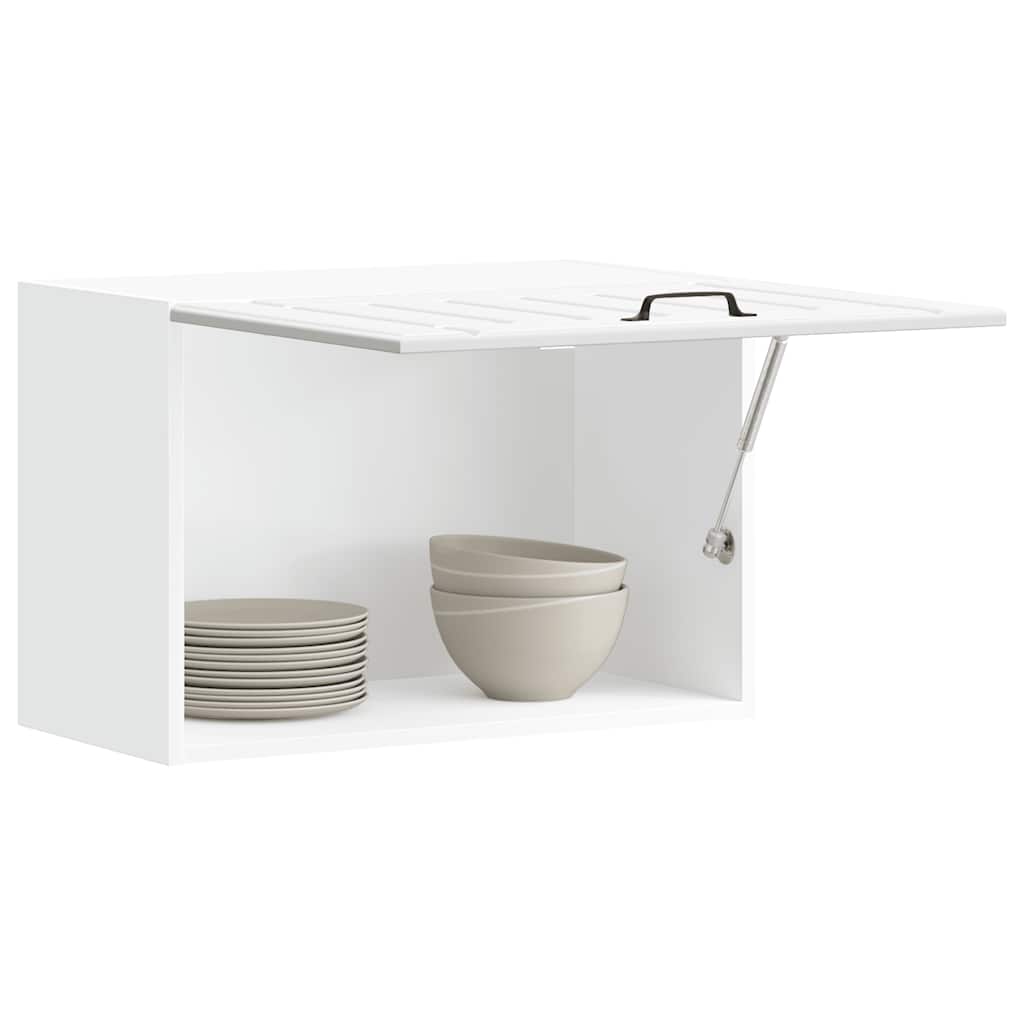 Kitchen Wall Cabinet "Lucca" White Engineered Wood