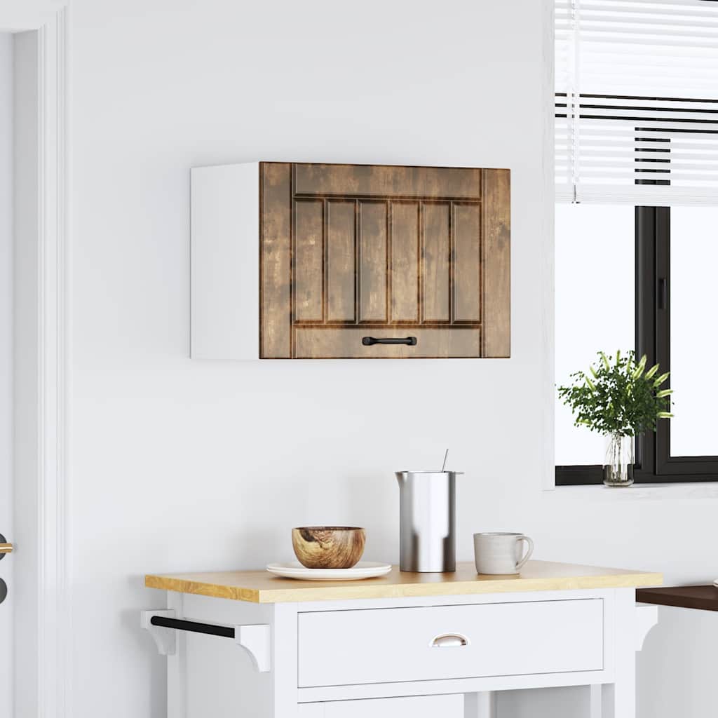 Kitchen Wall Cabinet "Lucca" Smoked Oak Engineered Wood