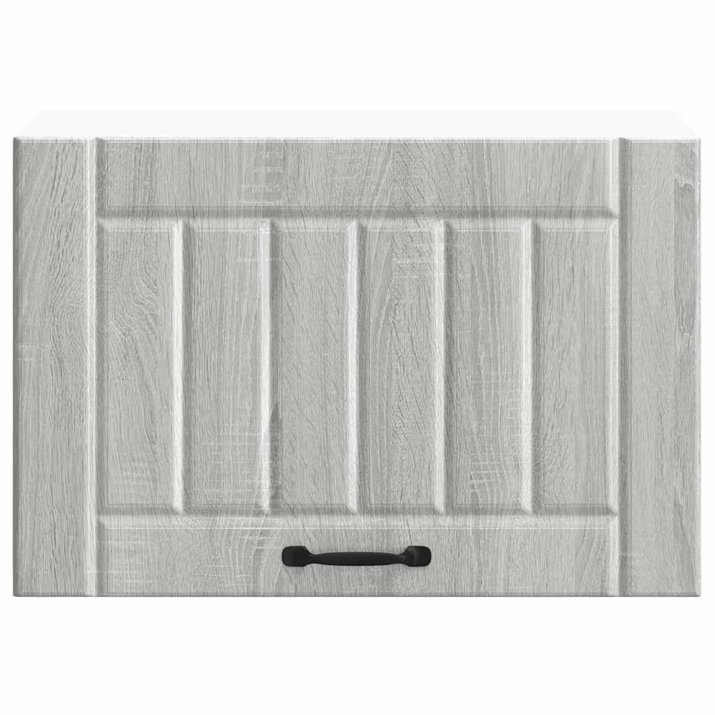 Kitchen Wall Cabinet "Lucca" Grey Sonoma Engineered Wood