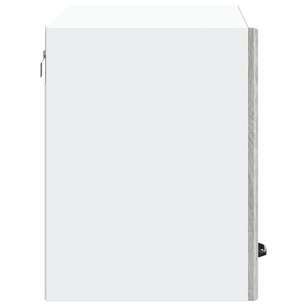 Kitchen Wall Cabinet "Lucca" Grey Sonoma Engineered Wood