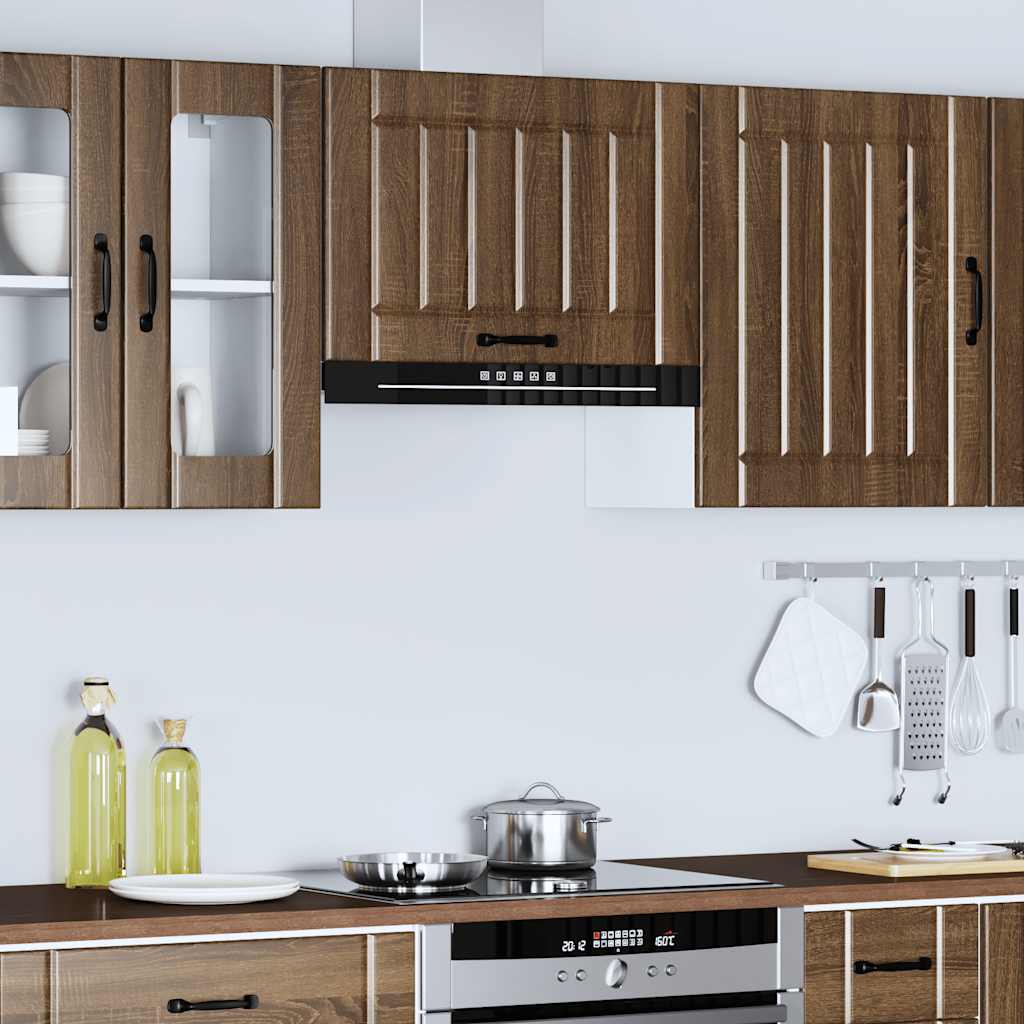 vidaXL Kitchen Wall Cabinet Lucca Brown Oak Engineered Wood