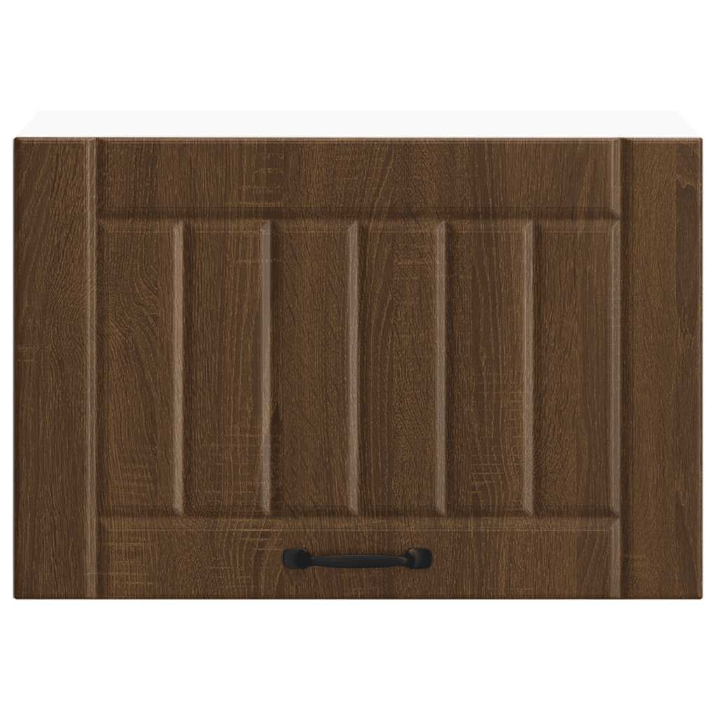 Kitchen Wall Cabinet "Lucca" Brown Oak Engineered Wood