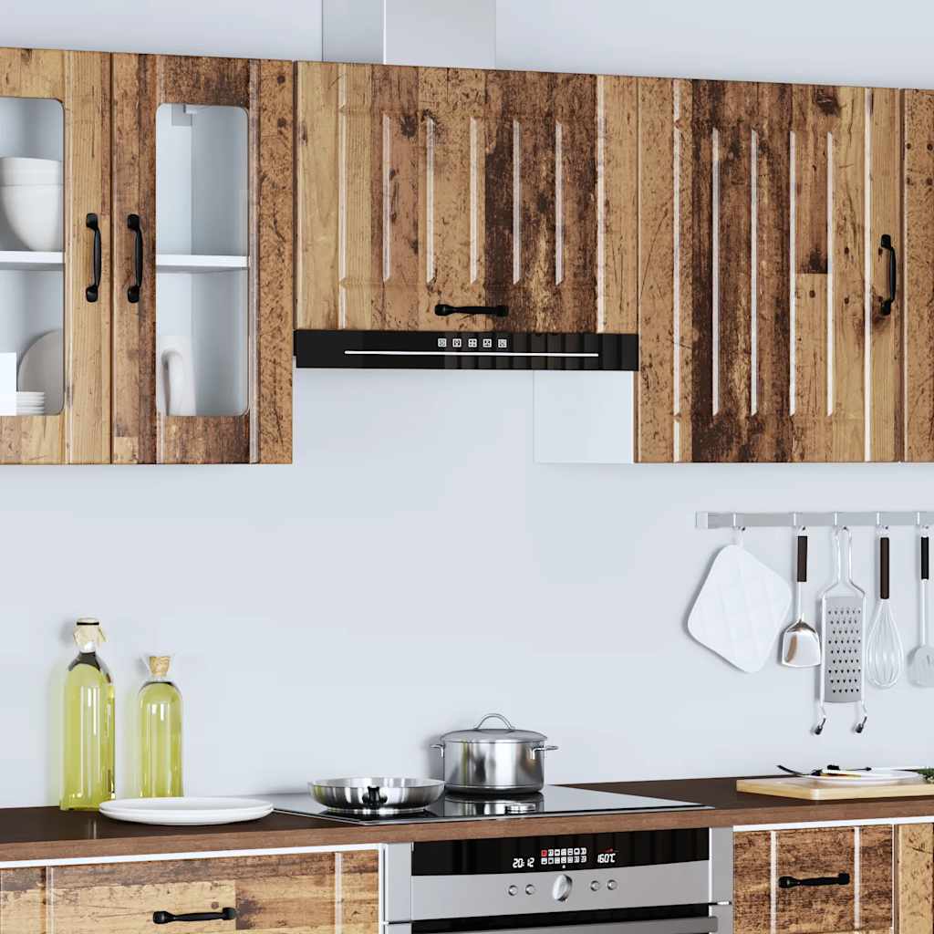 Kitchen Wall Cabinet "Lucca" Old Wood Engineered Wood
