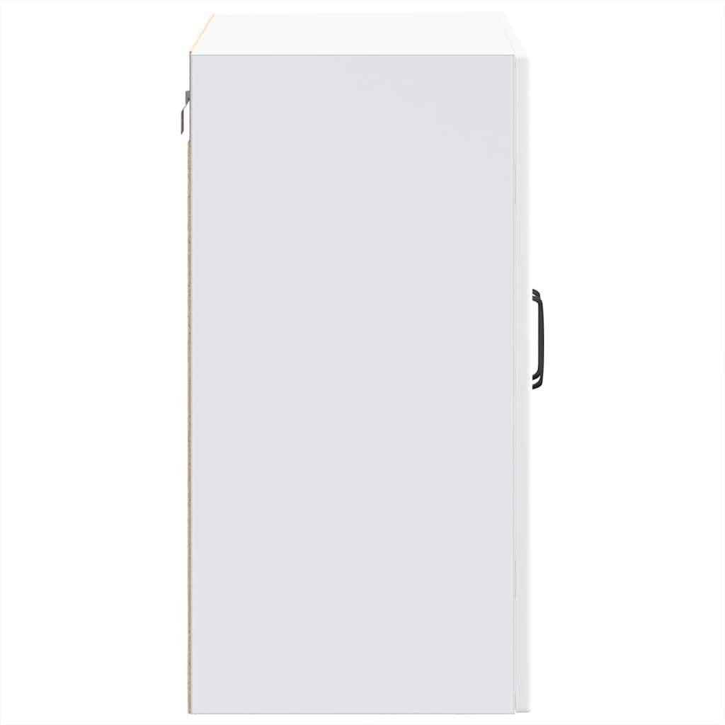 Kitchen Wall Cabinet with Glass Door "Lucca" White