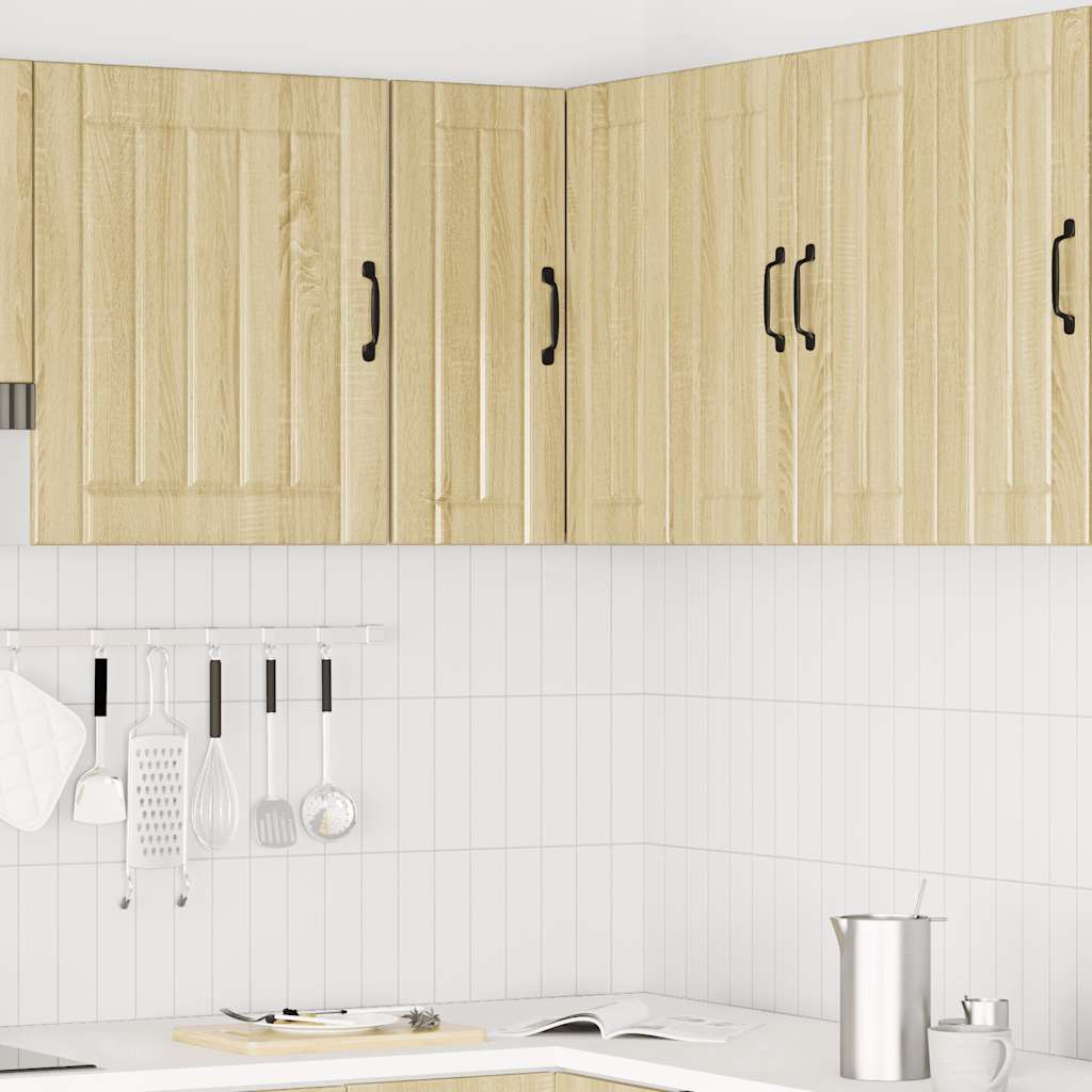 vidaXL Kitchen Wall Corner Cabinet Lucca Sonoma Oak Engineered Wood