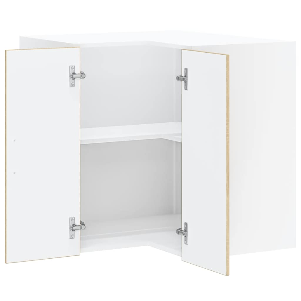 Kitchen Wall Corner Cabinet "Lucca" Sonoma Oak Engineered Wood