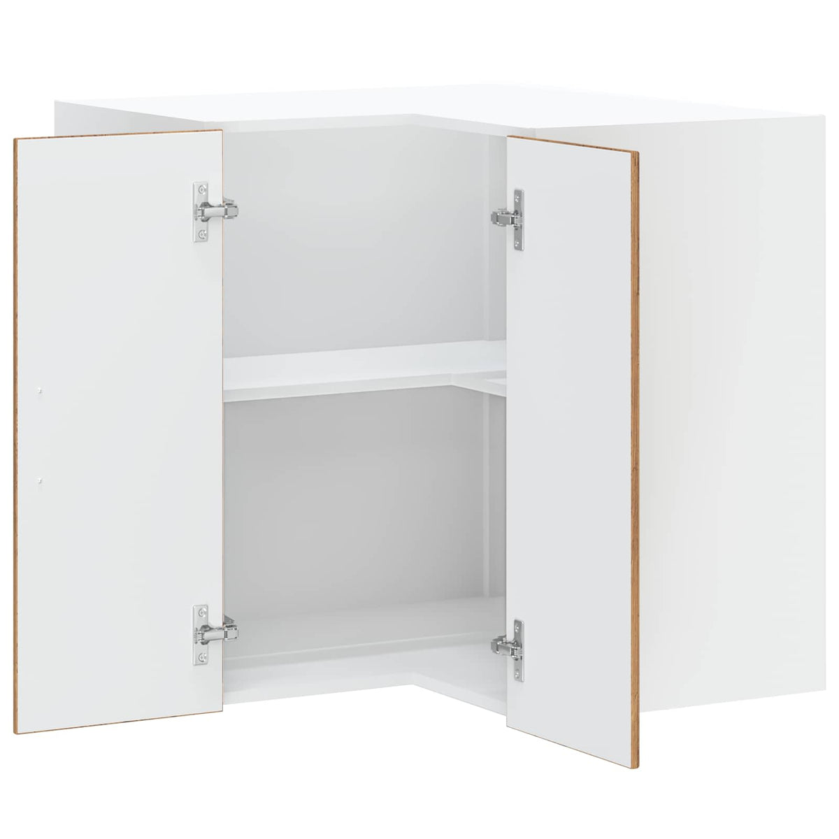 Kitchen Wall Corner Cabinet "Lucca" Old Wood Engineered Wood
