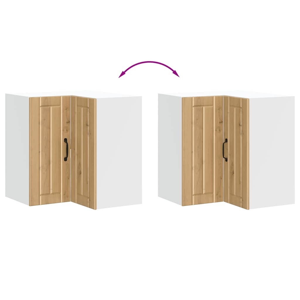 Kitchen Wall Corner Cabinet "Lucca" Artisan Oak Engineered Wood